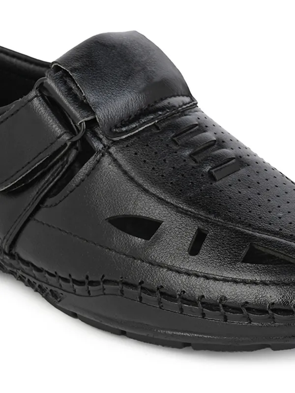Black_Genuine_Leather_Comfort_Velcro_Sandals_For_Boys