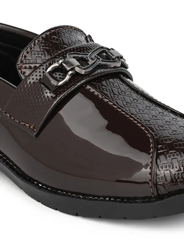 Dark_Brown_Patent_Leather_Designer_Chain_Loafers_For_Boys