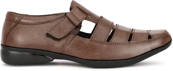 Brown_Leather_Solid_Leather_Stylish_&_Comfortable_Slip-on_Sandal_For_Men