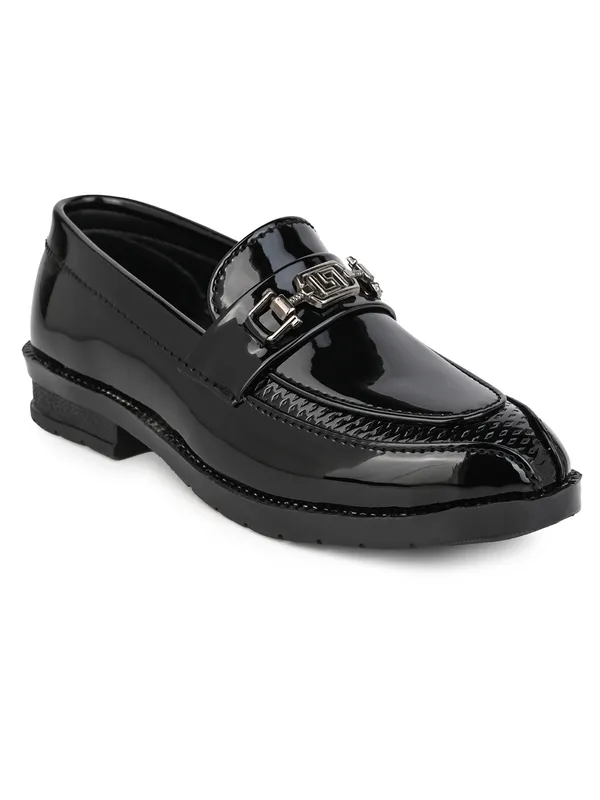 Obsidian_Black_Patent_Leather_Elite_Chain_Loafers_For_Boys