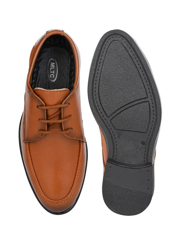 Tan_Genuine_Leather_Formal_Lace-Up_Shoes_For_Boys