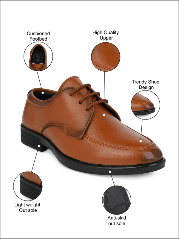 Tan_Genuine_Leather_Formal_Lace-Up_Shoes_For_Boys