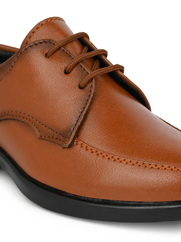 Tan_Genuine_Leather_Formal_Lace-Up_Shoes_For_Boys