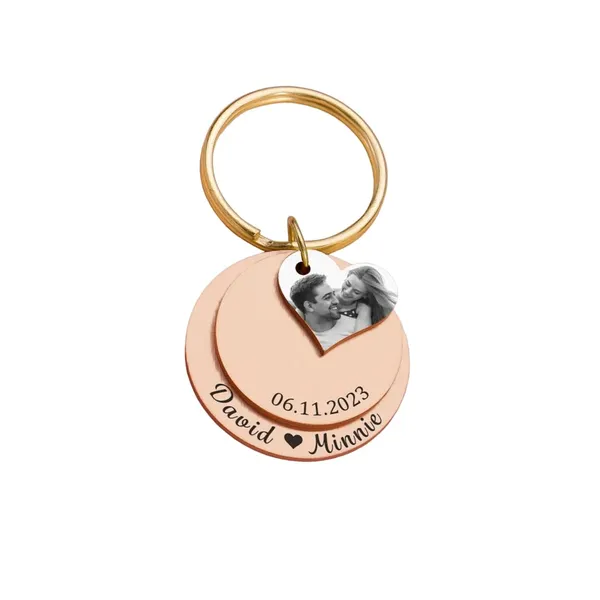 Cutomizable_Name_&_Date_Gold,_Silver,_Rose_Gold_3_Layered_Engraved_Photo_Fade_Resistance_Keychain_