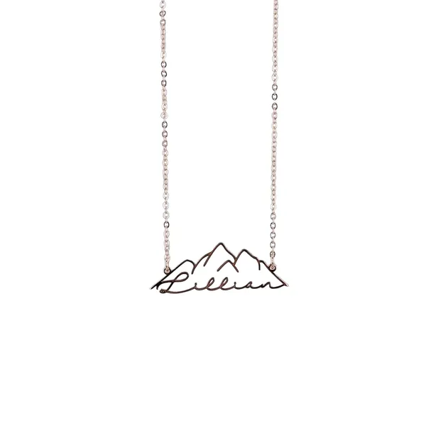 Customizable_Mountain_With_Name_Engraved_Necklace_With_Chain_For_Unisex