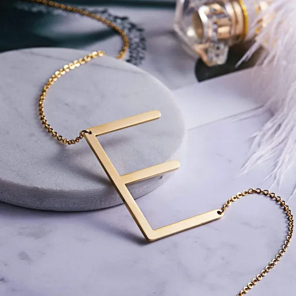 Gold,_Silver_And_Rose_Gold_Plated_Big_Letter_Script_Brass_Pendant_For_Women