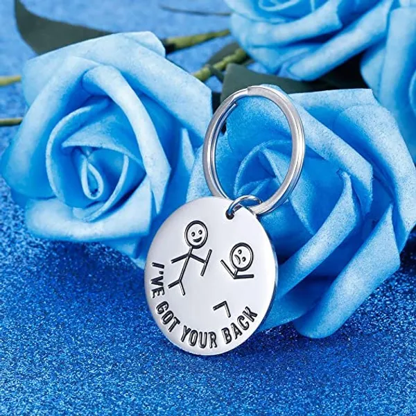 Silver_Plated_Funny_Best_Friend_Unisex_Keychain