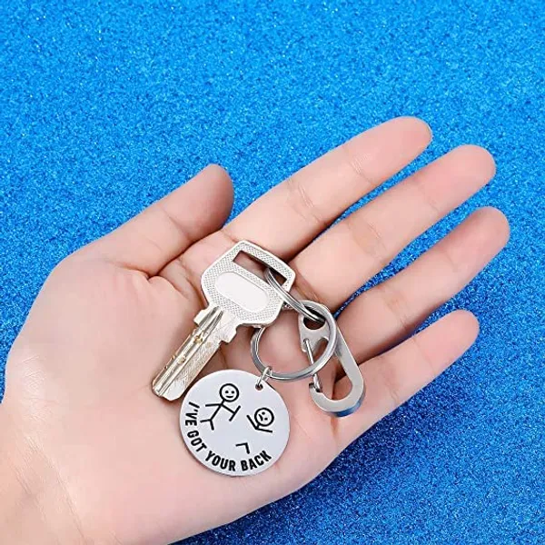 Silver_Plated_Funny_Best_Friend_Unisex_Keychain