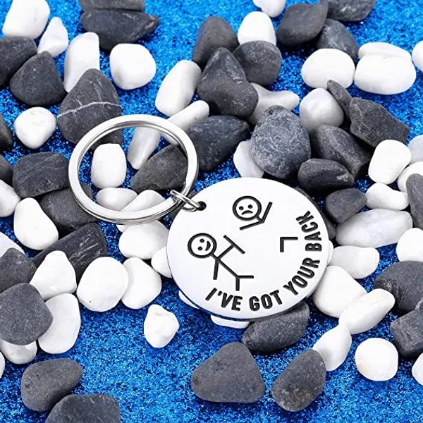 Silver_Plated_Funny_Best_Friend_Unisex_Keychain