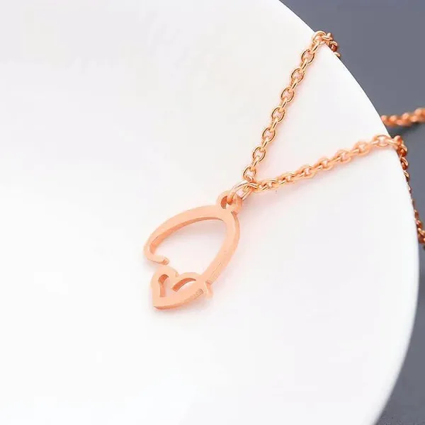 Rose_Gold_Plated_Cursive_Initial_Heart_Shape_Name_Pendant_With_Chain_For_Unisex