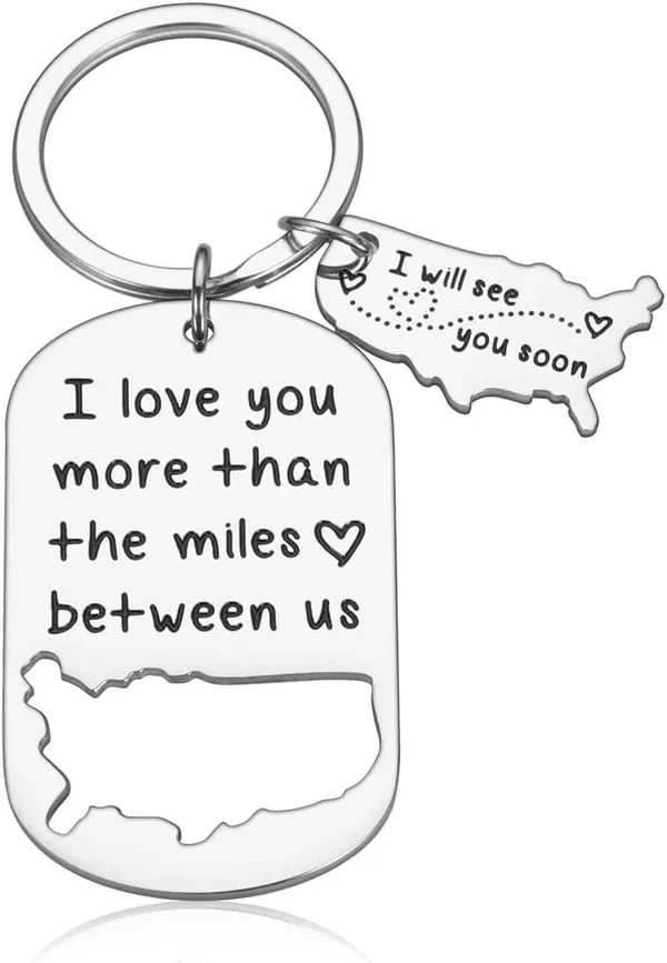 Silver_Plated_Eco_Friendly_I_Love_You_More_Miles_Unisex_Keychain_