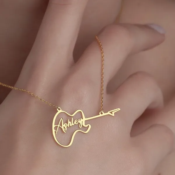 Customizable_Name_Engraved_Guitar_Love_Pendant_With_Chain_For_Girls_And_Women