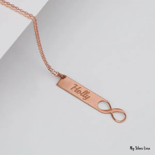 Rose_Gold_Plated_Infinity_Bar_Necklace_For_Girls_And_Women