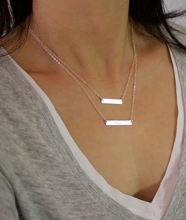 Customizable_Name_Engraved_Love_Silver,_Rose_Gold_Plated_Necklace_With_Chain
