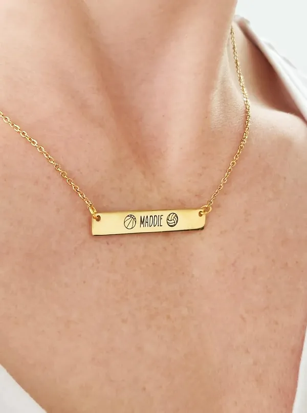 Silver_And_Gold_Plated_Dual_Athlete_Bar_Necklace_For_Girls_And_Women