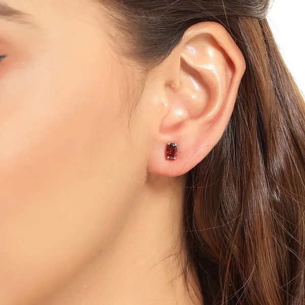 Silver_Red_Garnet_Sterling_Silver_Earring_For_Women