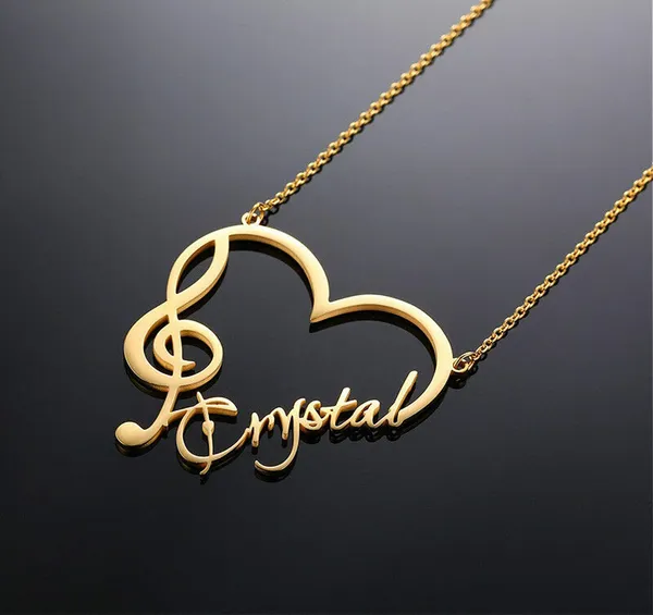 Customizable_Sing_Style_Name_Gold_Plated_Brass_Metal_Heart_Shape_Necklace_For_Men_And_Women