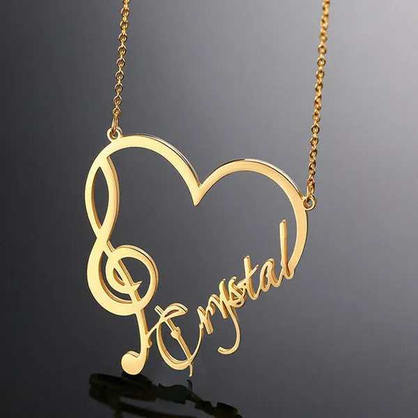 Customizable_Sing_Style_Name_Gold_Plated_Brass_Metal_Heart_Shape_Necklace_For_Men_And_Women