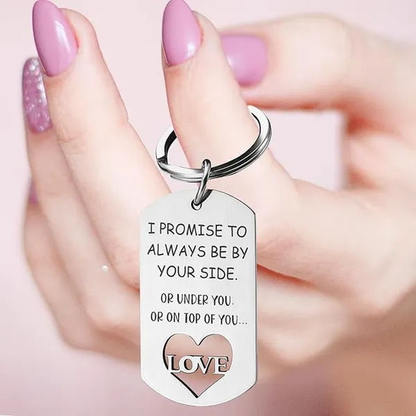 Silver_PLated_Funny_Anniversary_Birthday__Gifts_Keychain_For_Couples