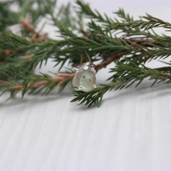 Silver_Labrodorite_Oval_Earring_For_Women_And_Girls