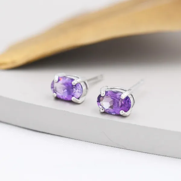 Silver_Amethyst_Sterling_Silver_Earring_For_Women