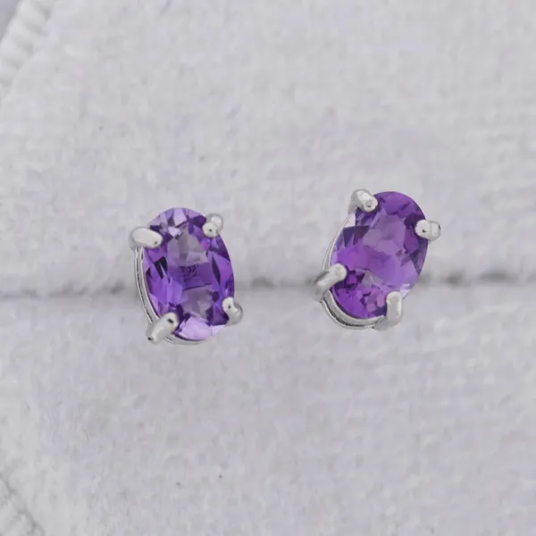 Silver_Amethyst_Sterling_Silver_Earring_For_Women