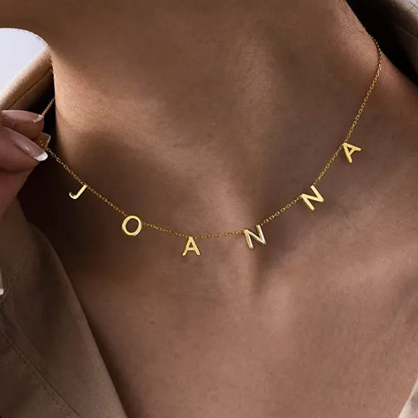 Customizable_Name_Silver_And_Gold_Plated_Alphabet_Necklace
