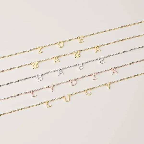 Customizable_Name_Silver_And_Gold_Plated_Alphabet_Necklace