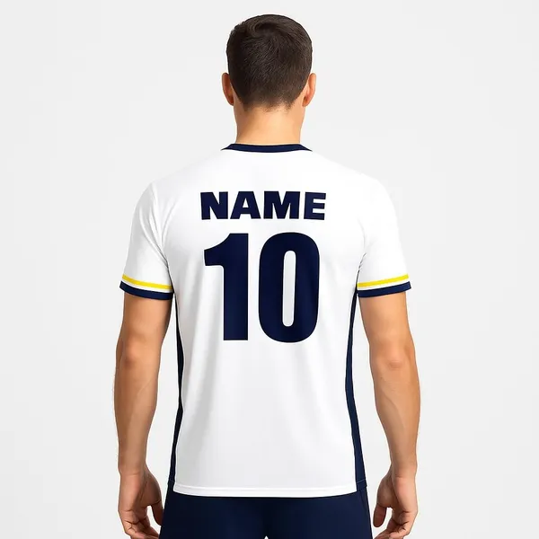 Ashirwad_Creation_Real_Home_2023/24_Football_Jersey_|_Personalized_with_Custom_Name_&_Number_|_Premium_Breathable_Match_Outfit_|_Sizes_for_Kids,_Men_&_Women_|_White