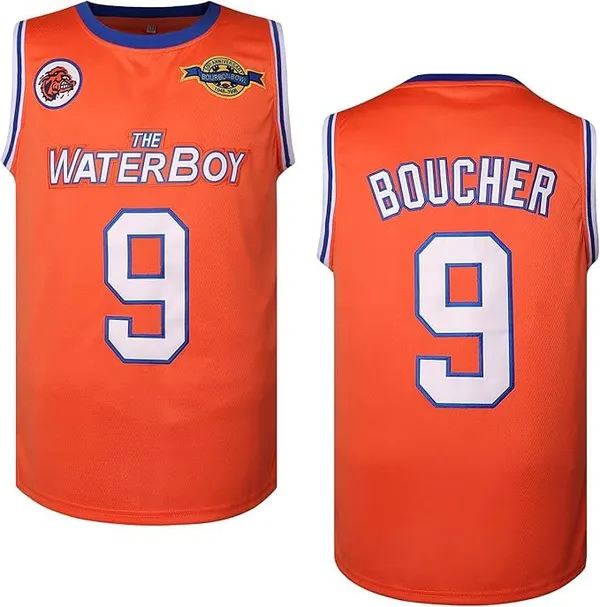 Ashirwad_Creation_The_Waterboy_US_Basketball_Jersey_|_Customized_and_Personalized_with_Customizable_with_Your_Name_and_Number,_|_Colour:Orange_White