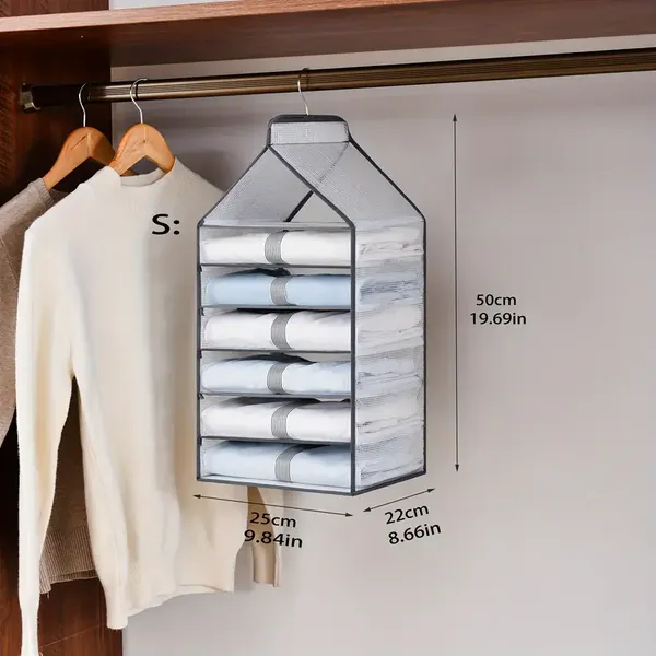 6_Layer_Foldable_Hanging_Cloth_Organizer_–_Portable_Wardrobe_Storage
