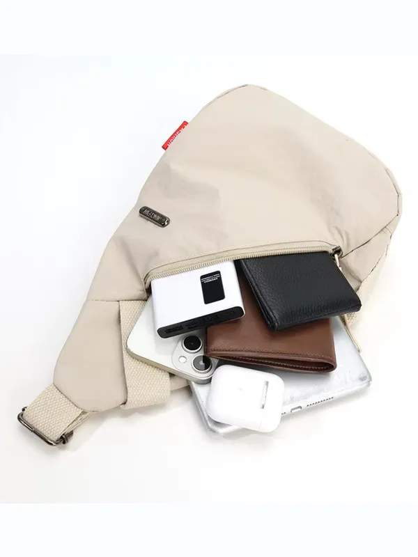 Beige_Crossbody_Unisex_Sling_Bag_–_Lightweight,_Water-Resistant_|_Everyday_Carry