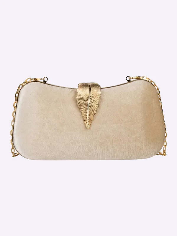 Beige_Elegant_Soft_Velvet_Clutch_Bag_with_Gold_Leaf_Clasp