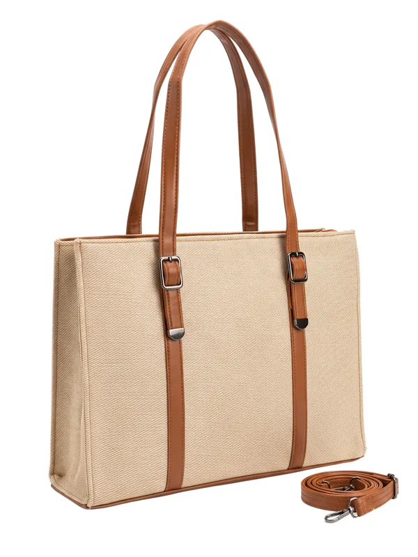 Beige_Laptop_Tote_Bag_|_Women's_Work_Bag_&_Spacious_Travel_Tote