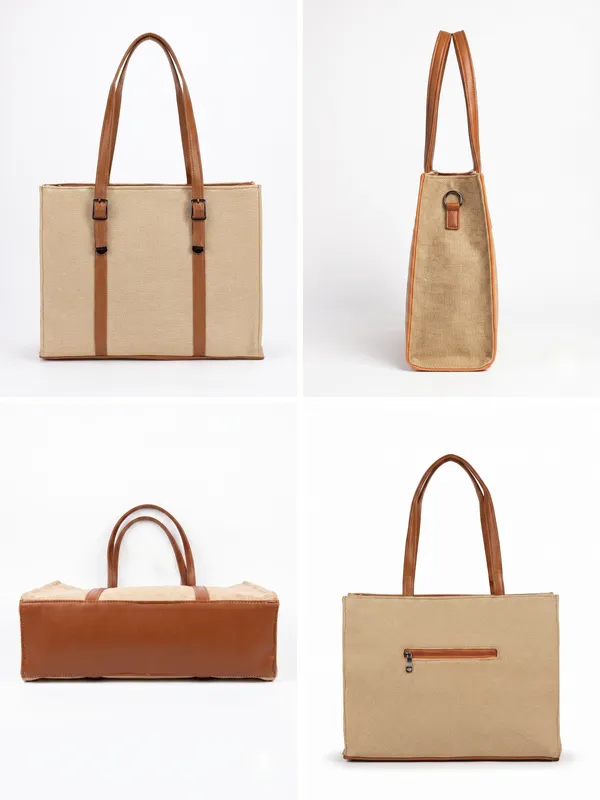 Beige_Laptop_Tote_Bag_|_Women's_Work_Bag_&_Spacious_Travel_Tote