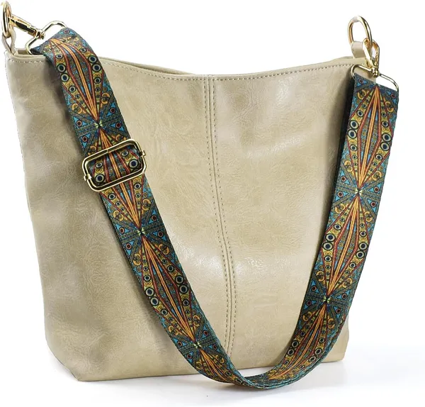 Beige_Light_Weight_Pu_Leather_Sling_Bag_For_Women
