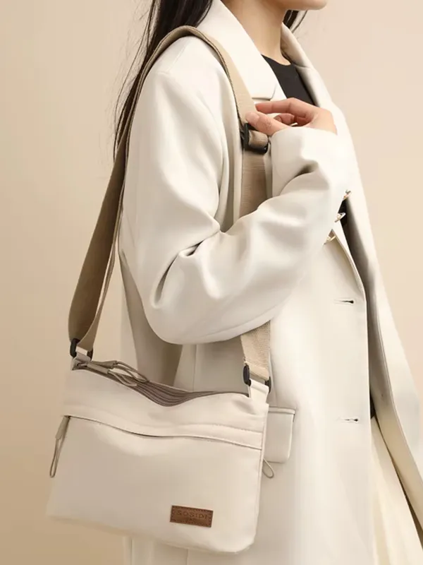 Beige_Lightweight_Nylon_Crossbody_Bag_with_Multi-Pocket_Design
