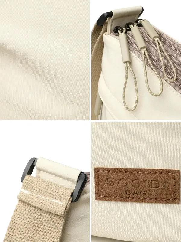 Beige_Lightweight_Nylon_Crossbody_Bag_with_Multi-Pocket_Design