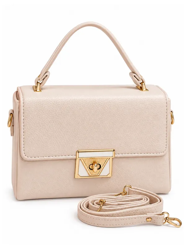 Beige_Structured_Crossbody_Bag_Faux_Leather_Top_Handle_Purse