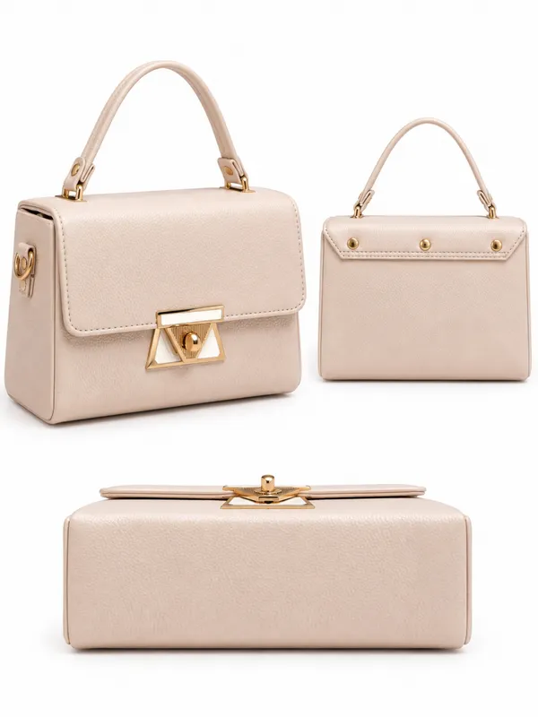 Beige_Structured_Crossbody_Bag_Faux_Leather_Top_Handle_Purse