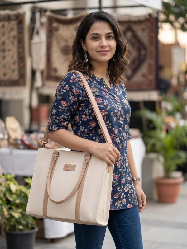 Beige_Structured_Leather_Laptop_Tote_Bag