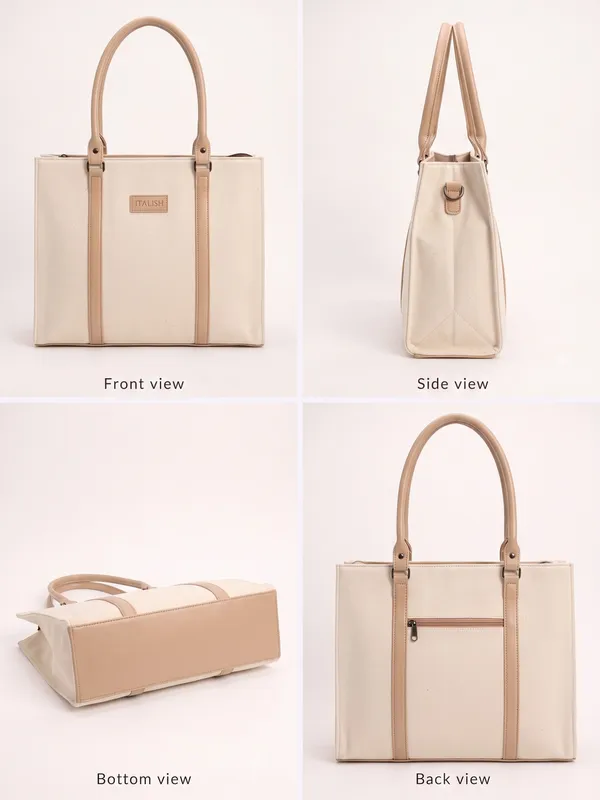 Beige_Structured_Leather_Laptop_Tote_Bag