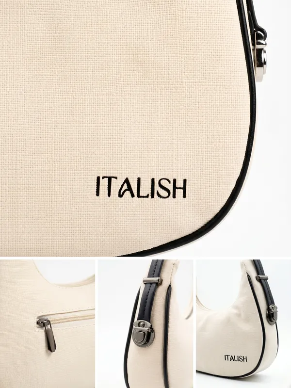Biege_Crescent_Dual-Tone_Shoulder_Bag