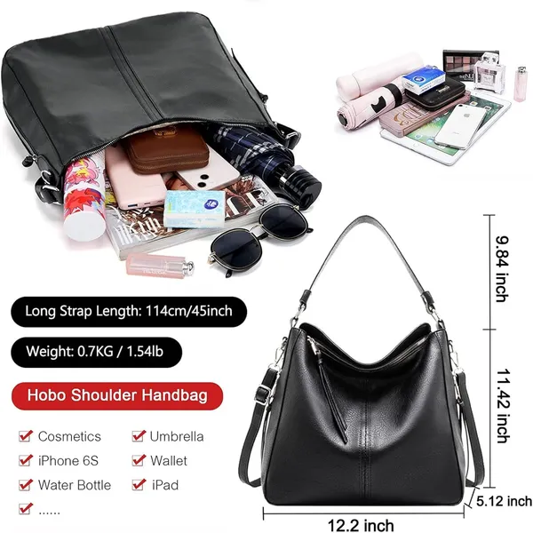 Black_Crossbody_Tote_Bag_For_Women_Or_Girl_In_Pu_Leather