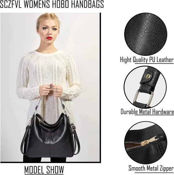 Black_Crossbody_Tote_Bag_For_Women_Or_Girl_In_Pu_Leather