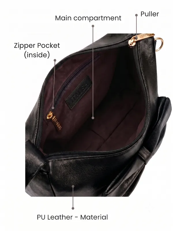 lise_Bow_Handbag__Black_PU_Leather_Shoulder_Bag