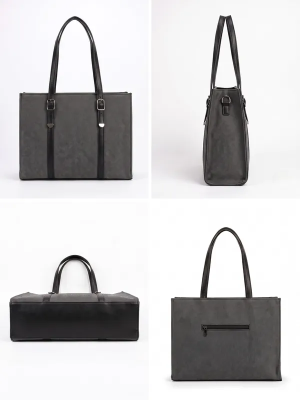 Black_Laptop_Tote_Bag_|_Women's_Work_Bag_&_Spacious_Travel_Tote