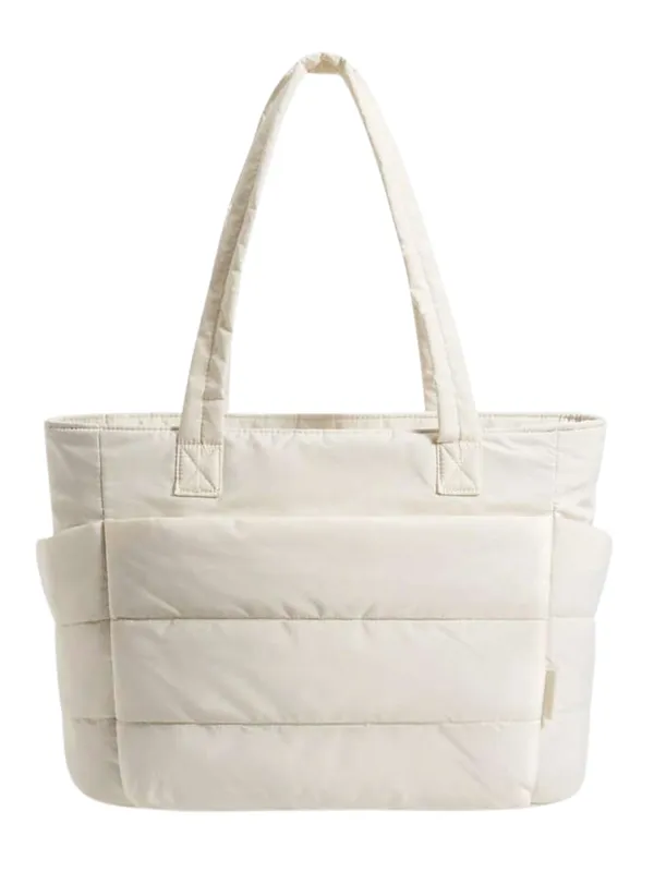Black_Puffer_Lightweight_Tote_for_Laptop_&_Work_Bag
