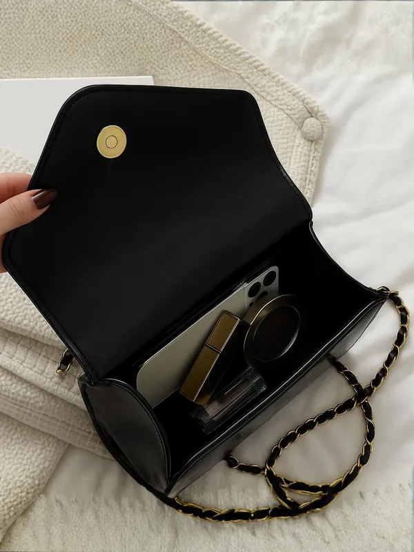 Black_Quilted_Chevron_Shoulder_Sling_Bag