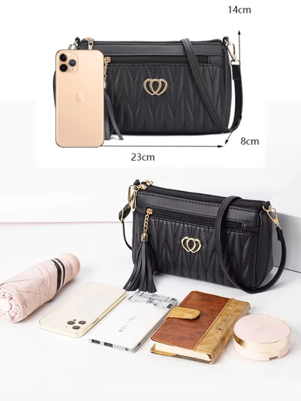Black_Quilted_Design_Sling_Crossbody_Bag_with_Strap